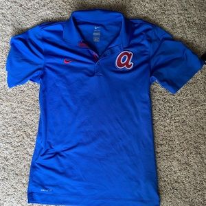 Men’s Nike Dri-Fit polo. Atlanta Braves. Size Small.